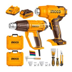 Kit De Pistola De Calor 2000w + Pistola De Calor 20v Ingco