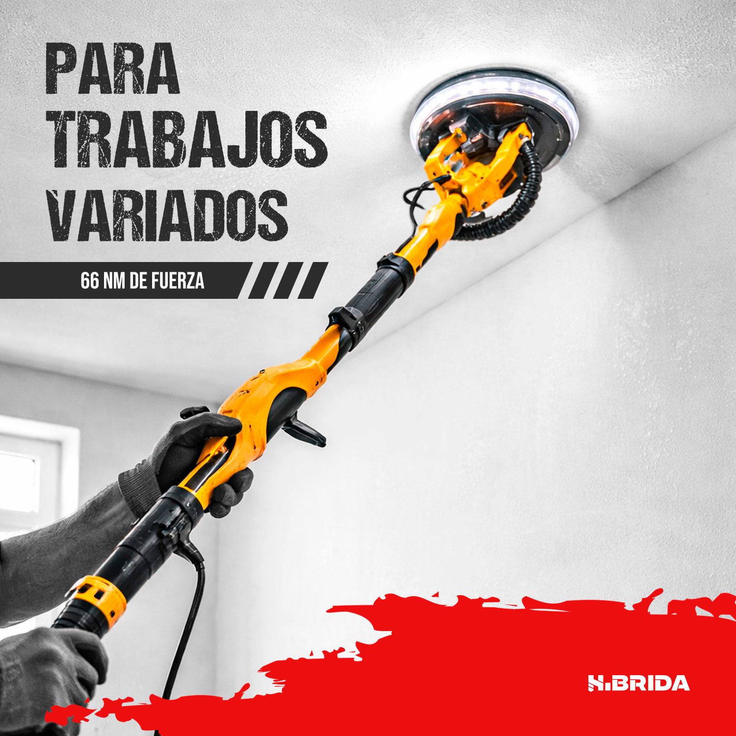 Lijadora De Pared 1050 W + Lijadora Orbital 240 W INGCO + Accs — vista 6