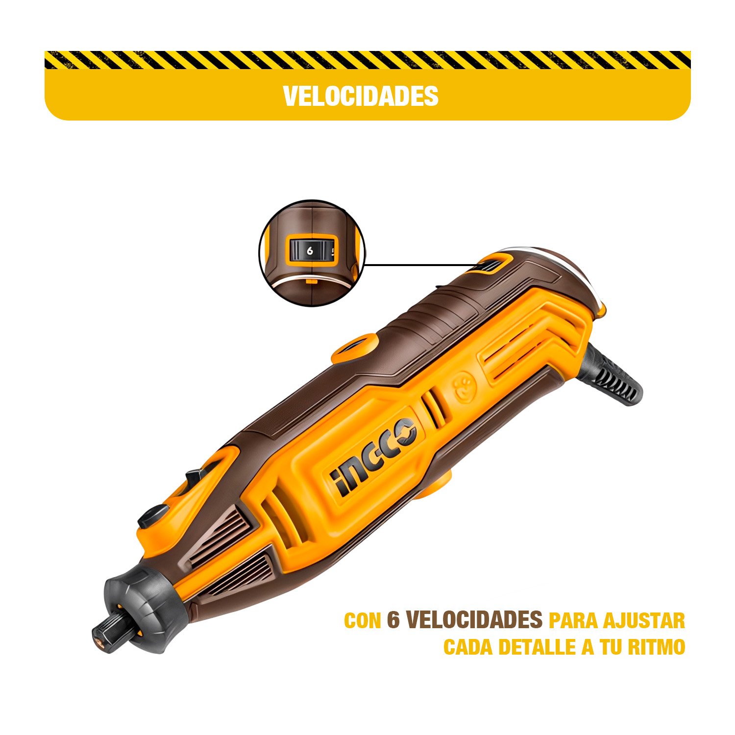 Mini Taladro 130 W Con 518 Piezas De Accesorios INGCO — vista 7