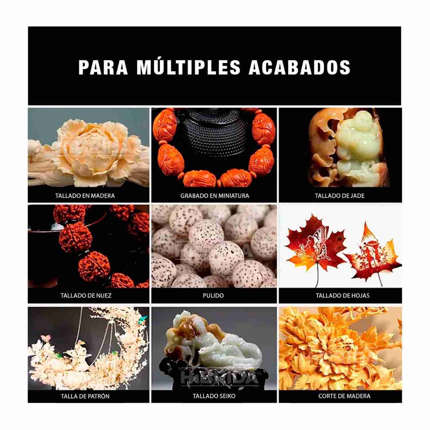 Set Accesorios 420 pcs Mini Grinder INGCO AKMG4208 Multiherramienta - imagen 10