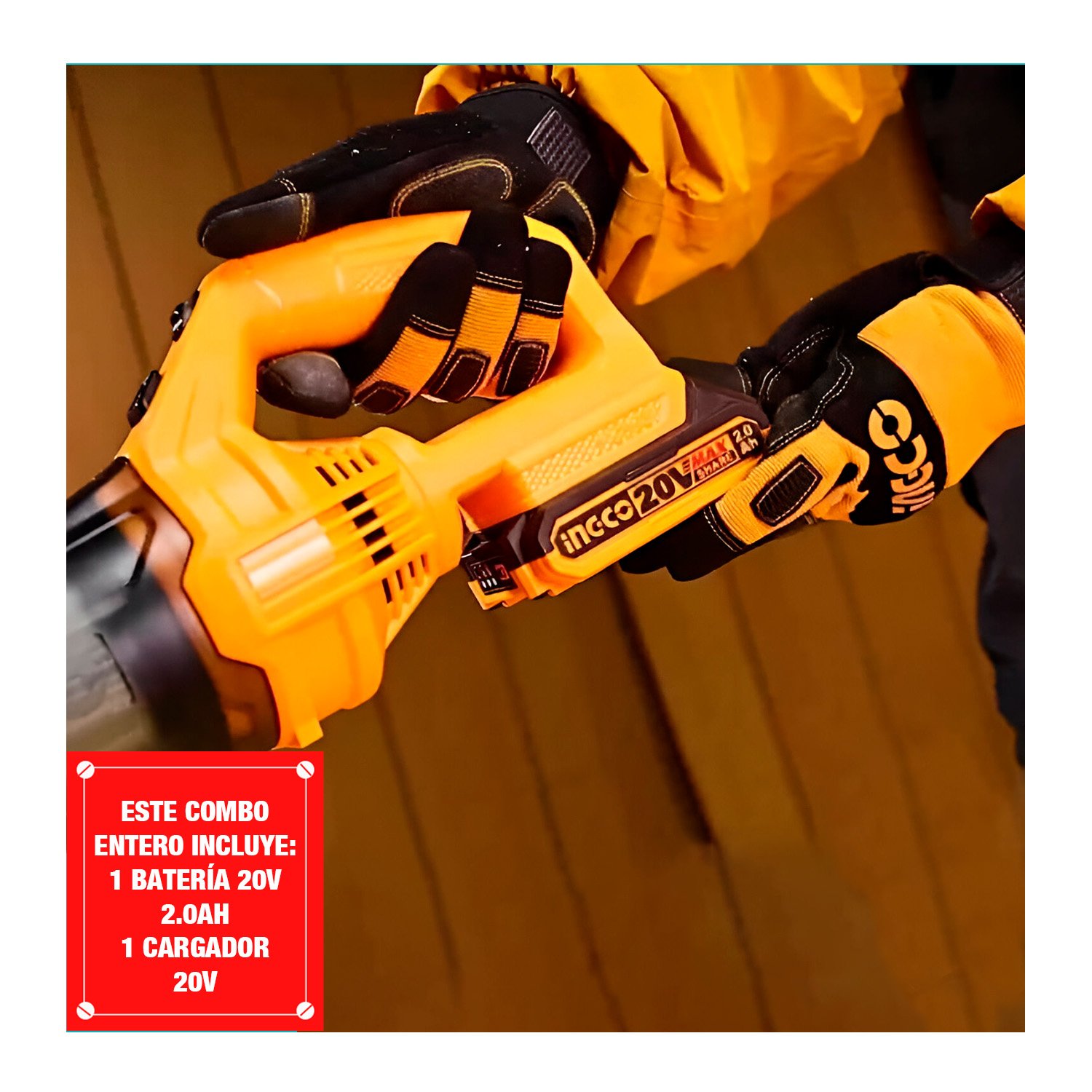 Aspiradora 20 V 0.5L + Inflador Compresor 150 PSI — vista 2