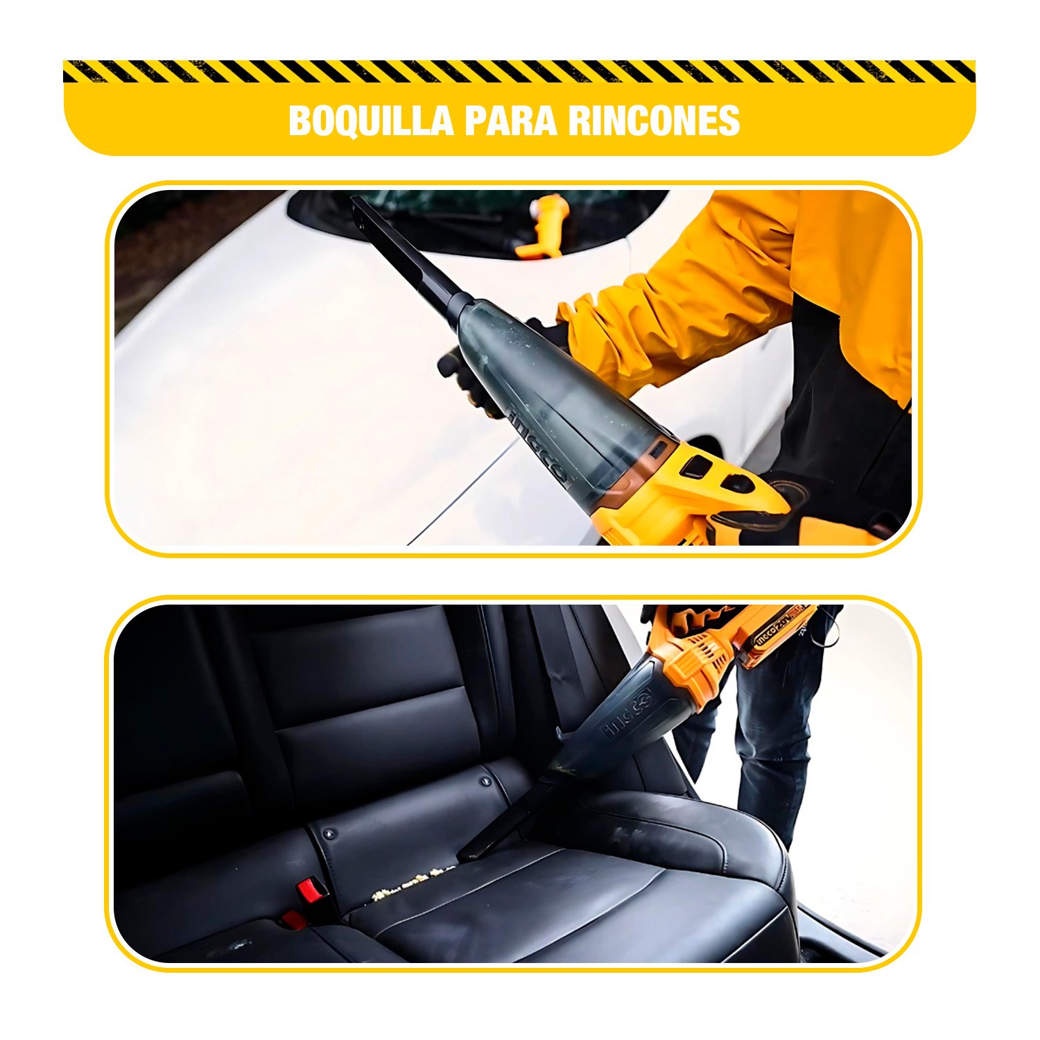 Aspiradora 20 V 0.5L + Inflador Compresor 150 PSI — vista 3