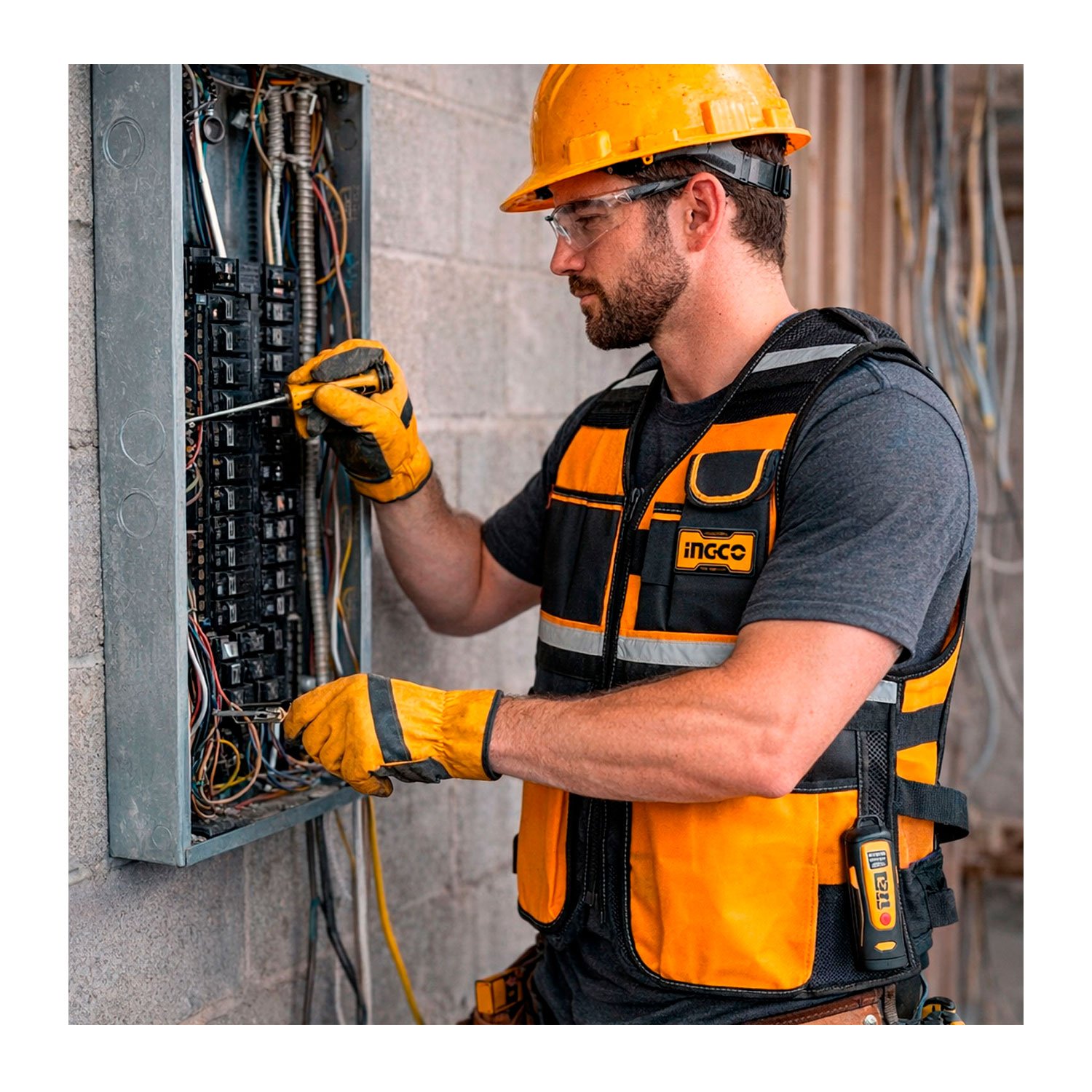 Taladro Atornillador 20 V + Chaleco Portaherramientas + 1 Batería 2.0 Ah — vista 9