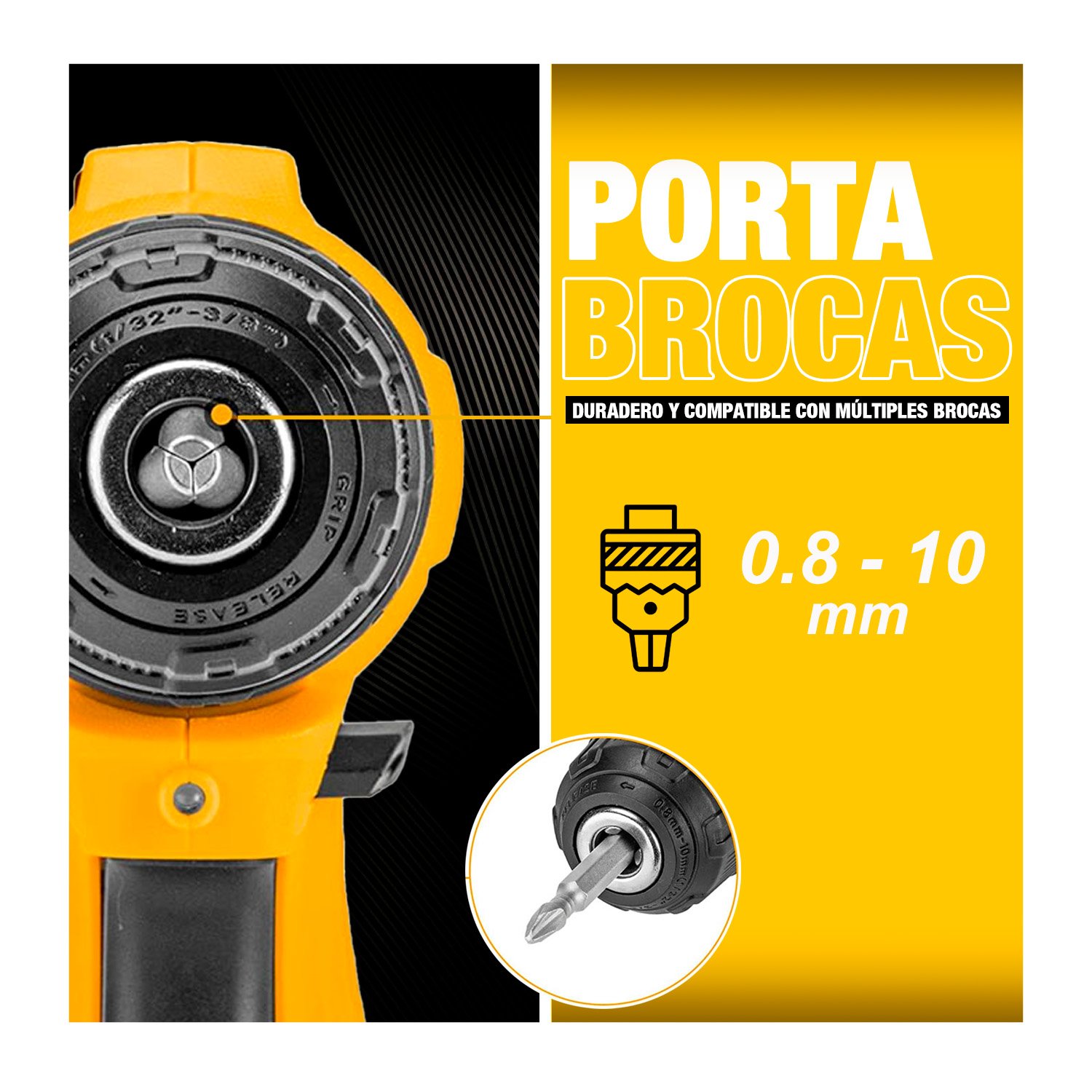 Taladro Atornillador 45Nm 20V Ingco con Batería y Cargador - Image 5