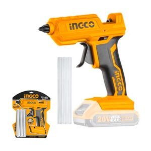 PISTOLA SILICONA CALIENTE A BATERIA 20VOLT INGCO CGGLI2001
