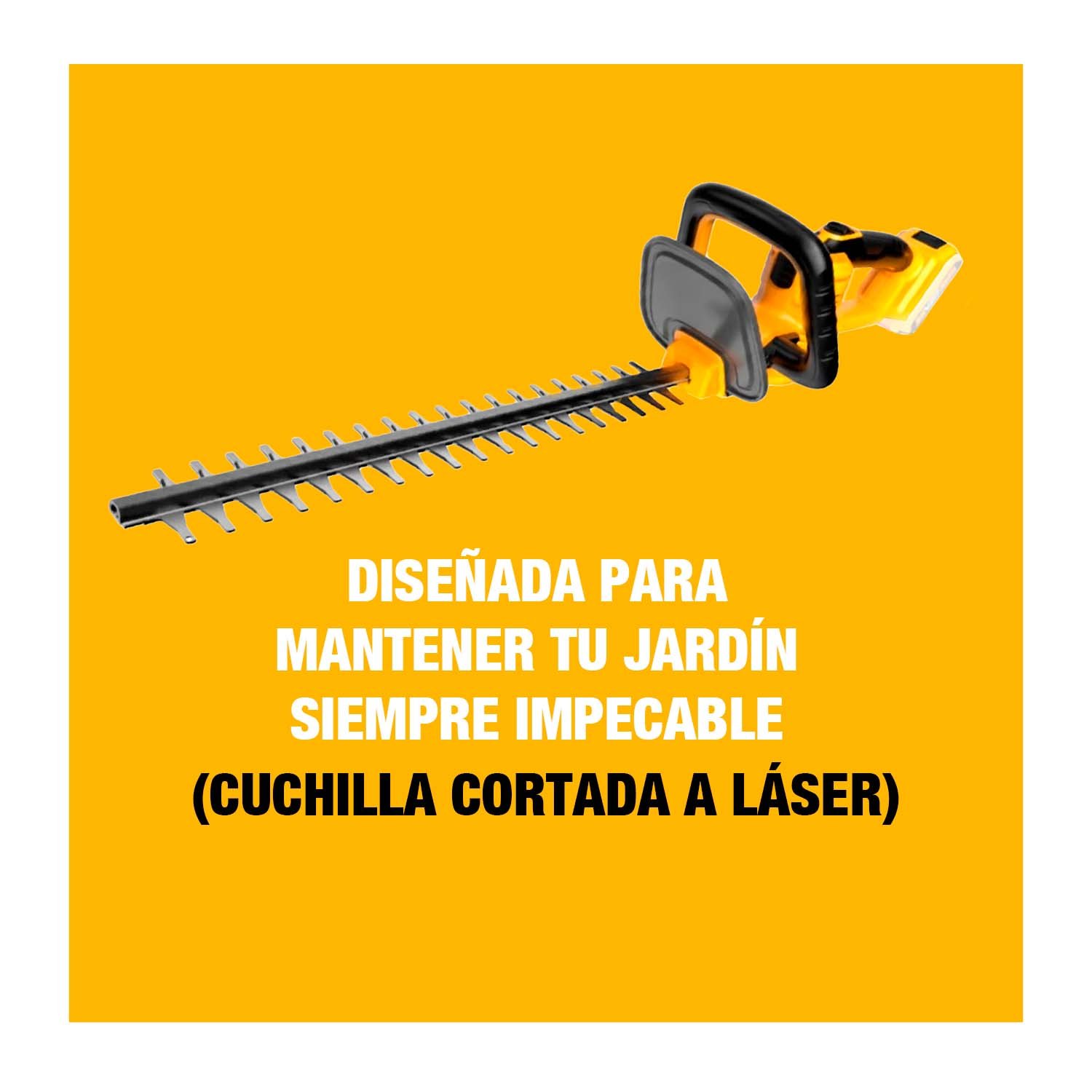 CORTASETOS 20V INALÁMBRICO INGCO CHTLI20018 JARDINERÍA AMARILLO - Image 6