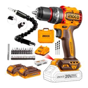 Taladro Percutor Inalámbrico 20 V Brushless+ Extensor Flexible 21ACCS