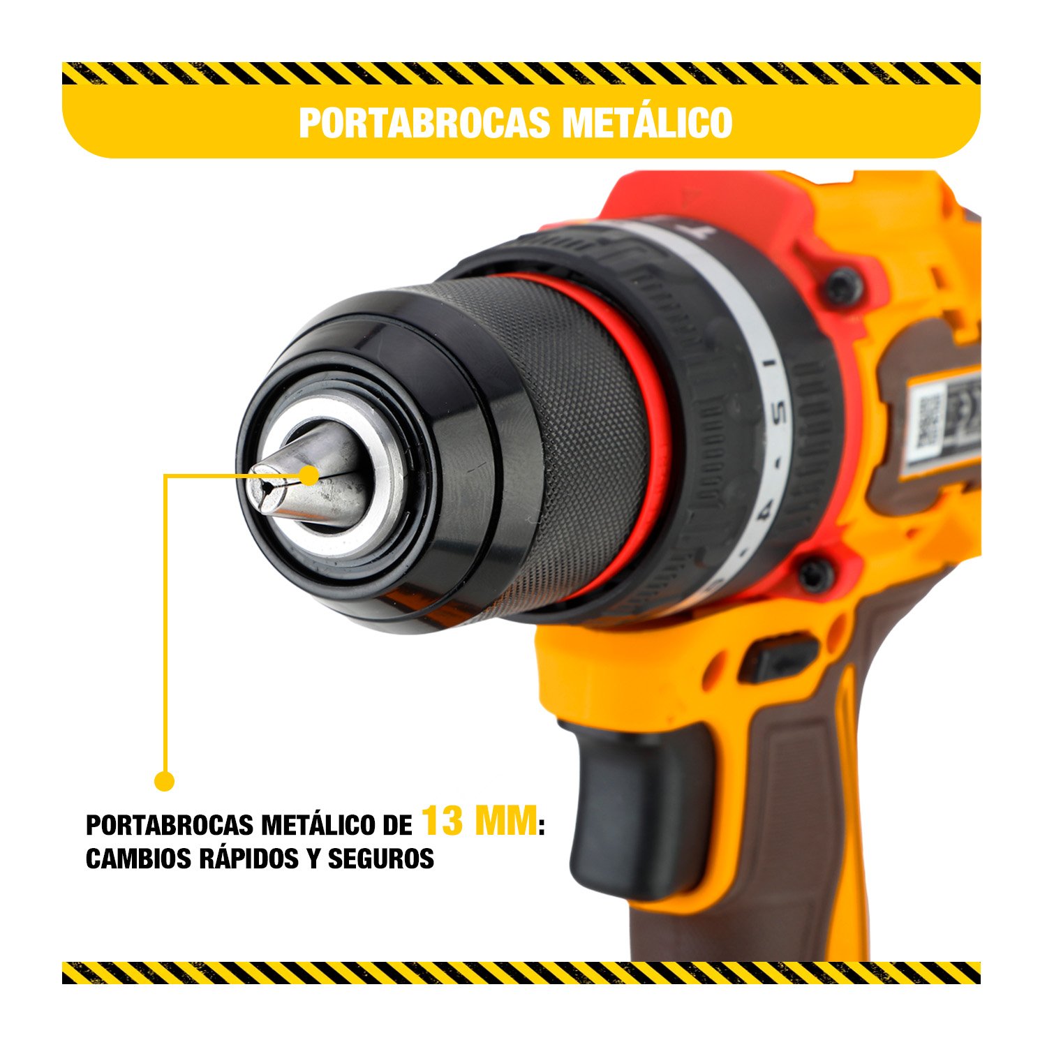 Taladro Percutor 66Nm Inalámbrico 20v Brushless 2velocidades - Image 6