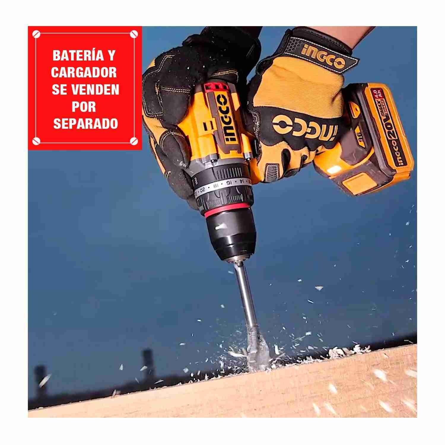 Taladro Atornillador con Percutor Brushless 20 V 96 Nm + 21 Accesorios — vista 2