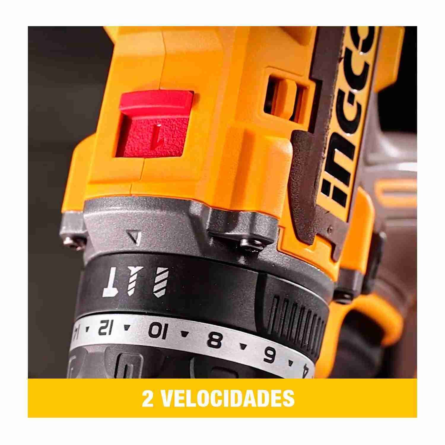 Taladro Atornillador con Percutor Brushless 20 V 96 Nm + 21 Accesorios — vista 6