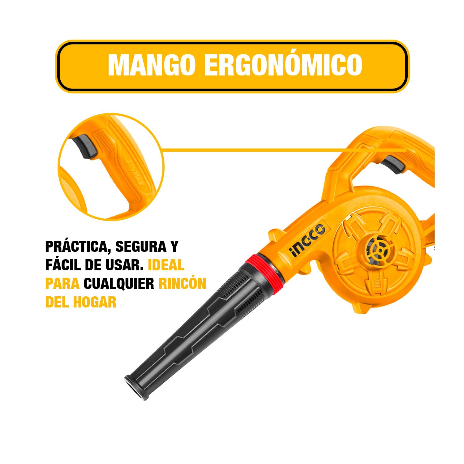 Amoladora 115 mm + Atornillador 45 Nm + Soplador 20 V — vista 6