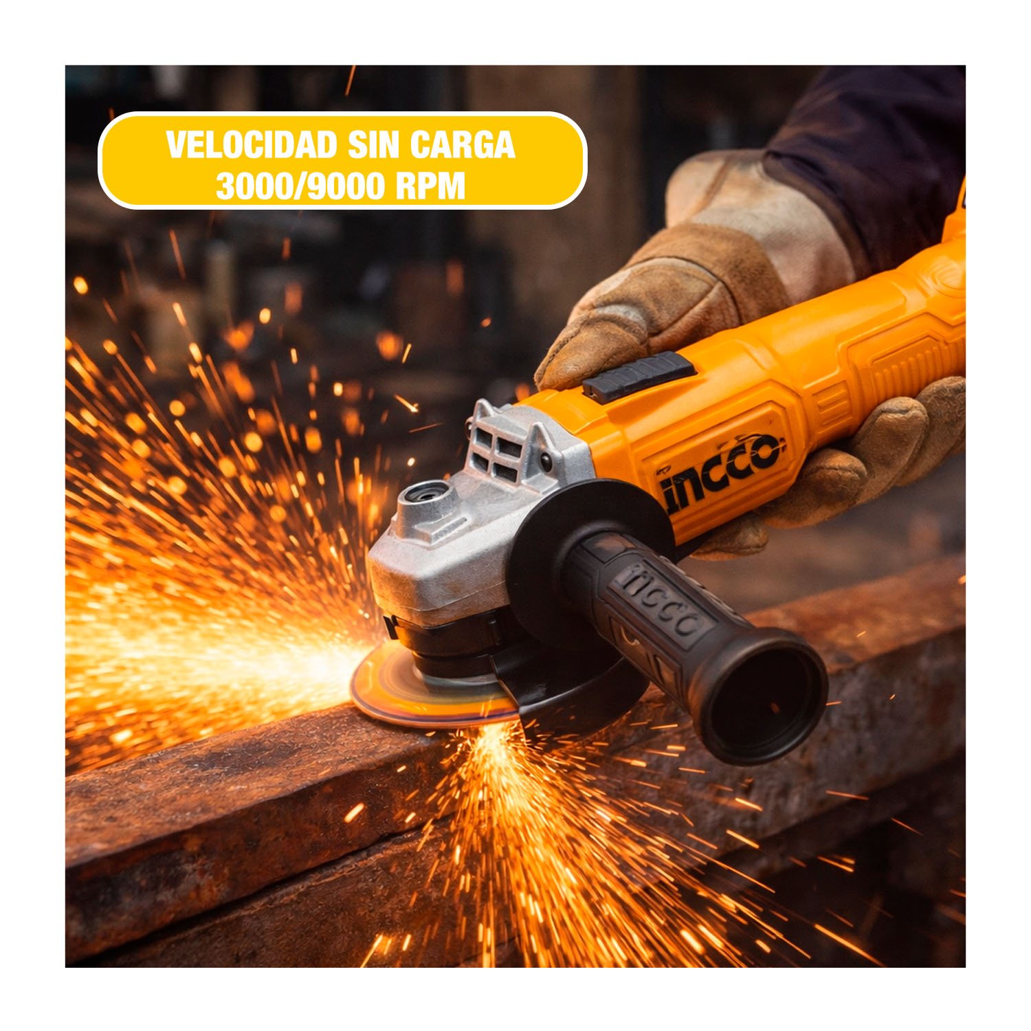 Amoladora 115 mm + Llave de Impacto 1/2» + Soplador 20 V — vista 9