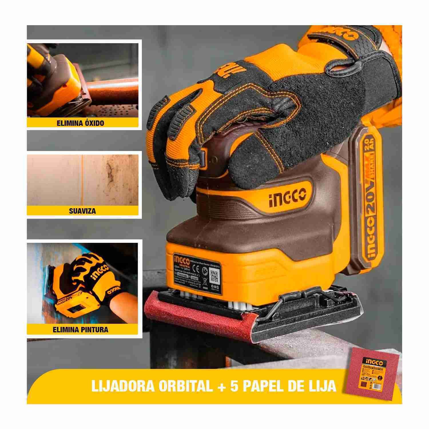 Kit Cosli241192+lijadora+llave Impacto40 Nm+mini Martillo+adaptador — vista 10