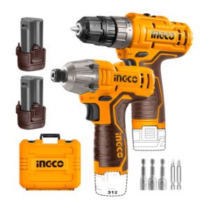 Taladro 12V + Atornillador de Impacto + 2 Baterías + Maletín