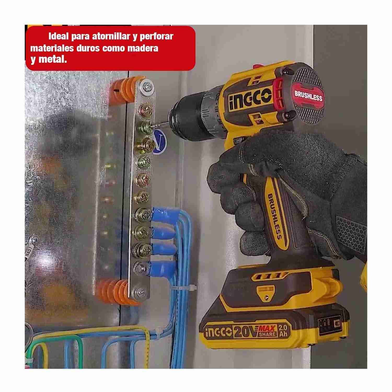 Soplador Inalámbrico + Taladro 20 V + Amoladora Brushless — vista 6