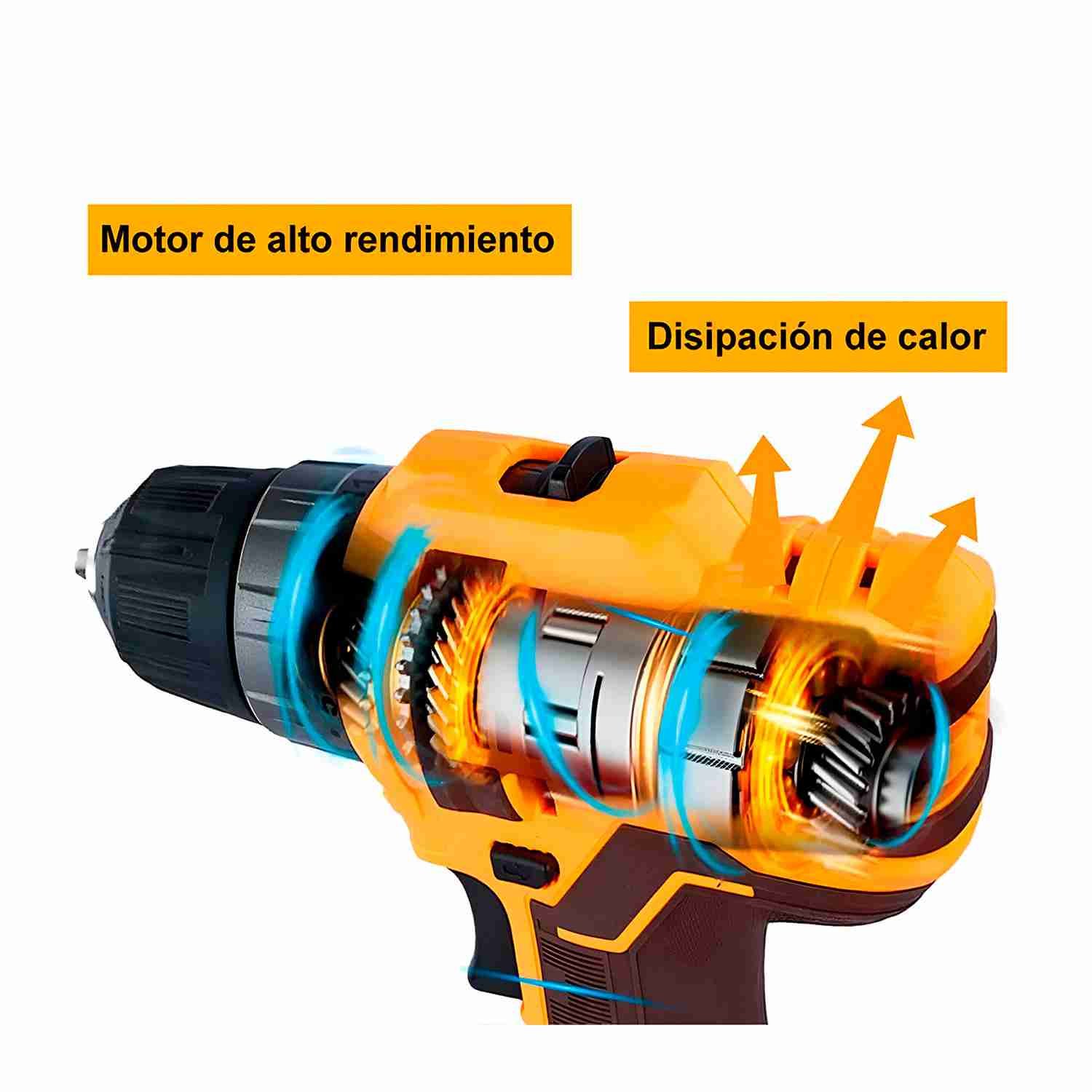Pistola Pintar Inalámbrica 800 Ml + Taladro 20 V 2.0 Ah INGCO — vista 9