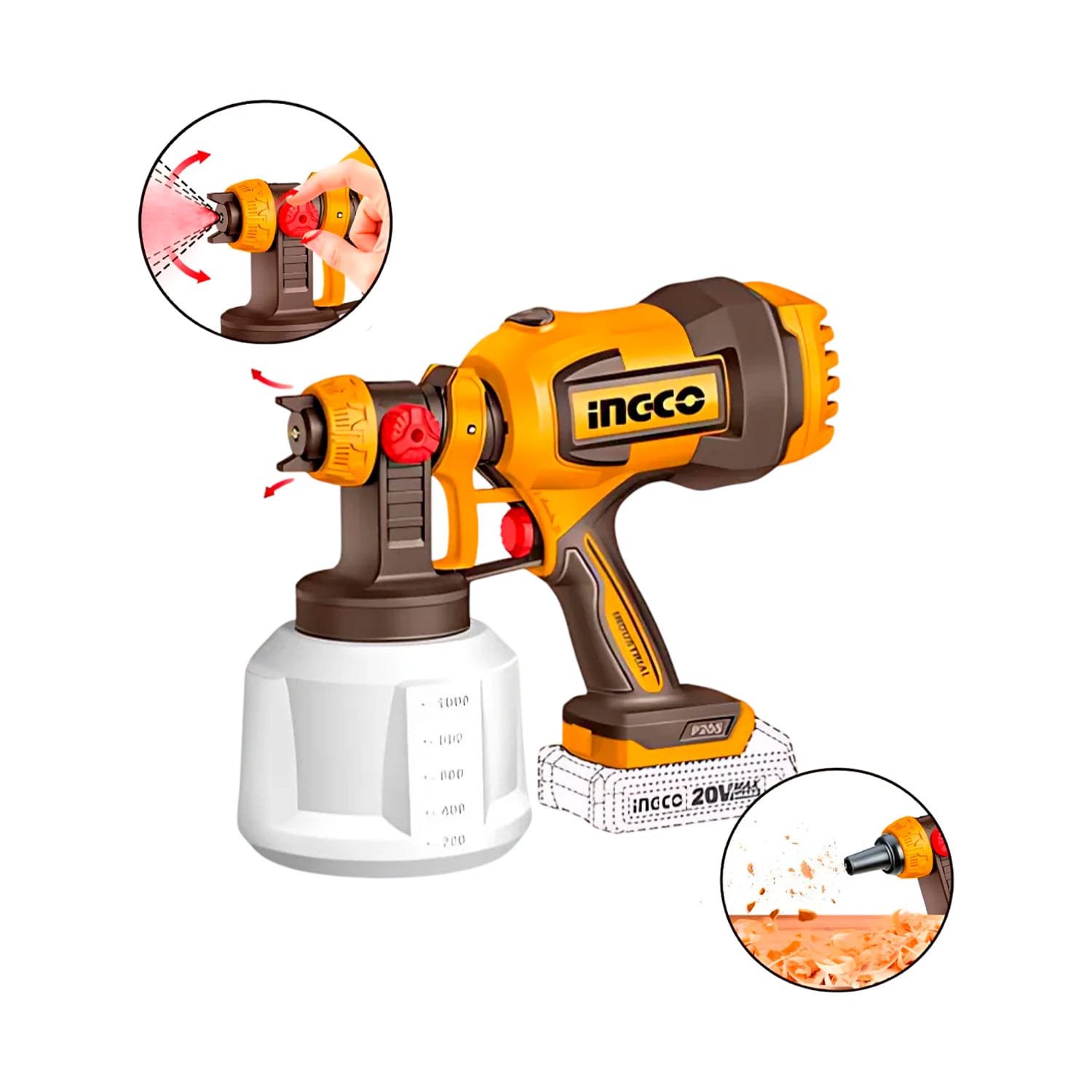 Pistola Pulverizadora Inalámbrica + Batería 20ah + Cargador