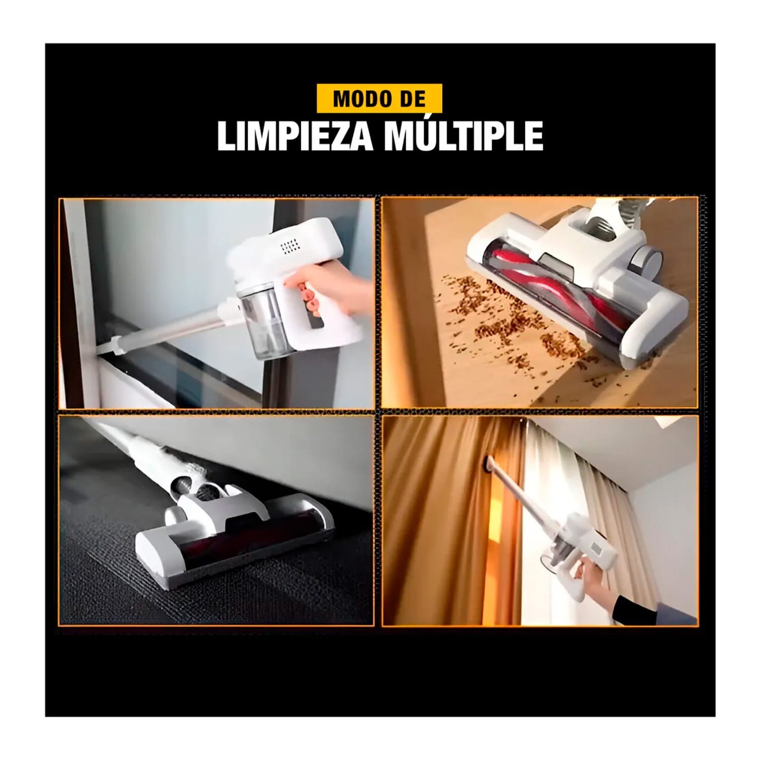 Aspiradora Ciclónica 0.8l Inalámbrica Multifunción + Bat 2.0 — vista 3