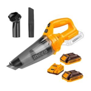Aspiradora INGCO 0.5 Litros 20 V + 2 Baterías 2 Ah y Cargador