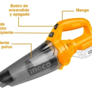 Aspiradora Inalámbrica 20 V INGCO