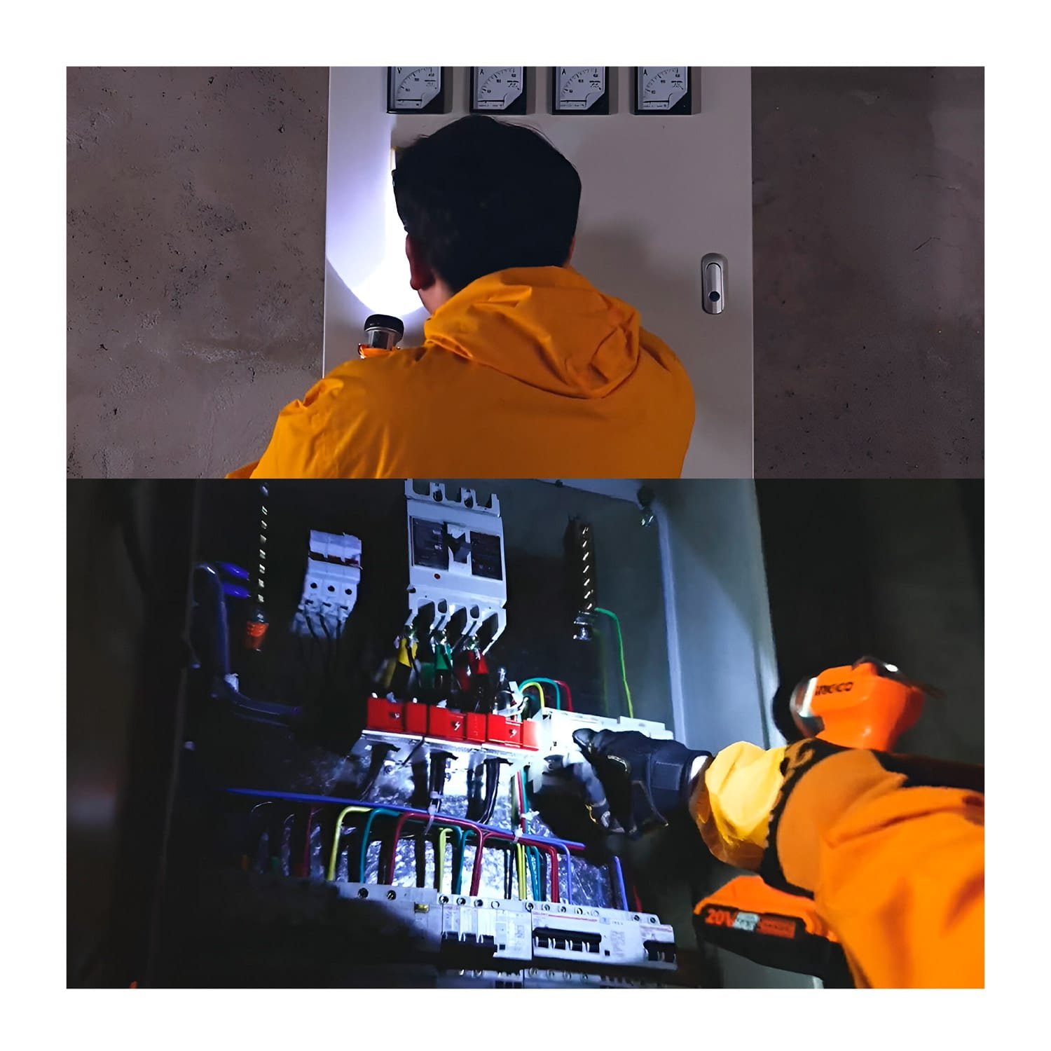 Linterna Led Inalámbrica 20v + 2 Baterías De Litio 2.0ah - Image 8