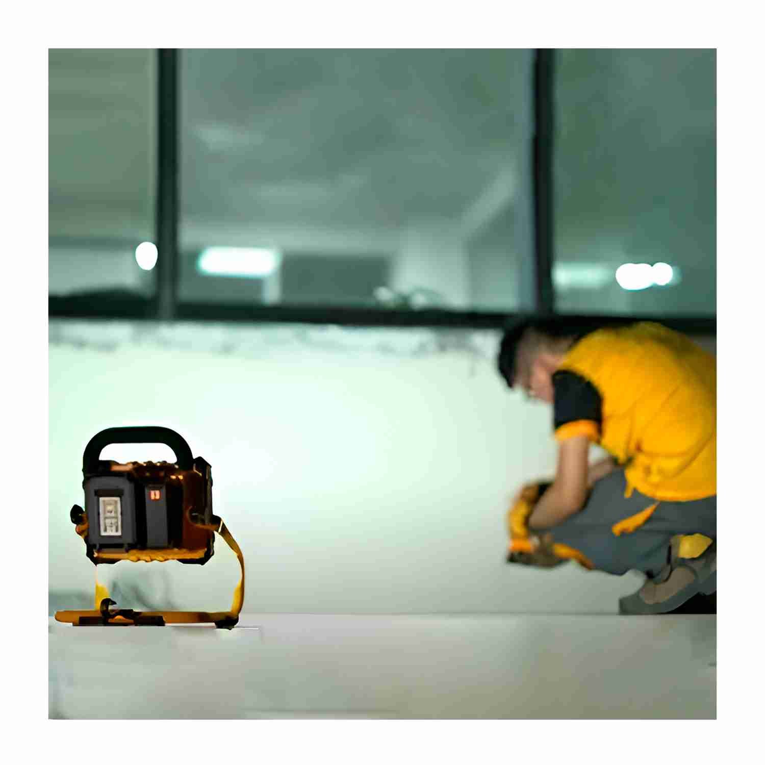 Reflector Lámpara 20 V Portátil Foco Led+ 1batería Cargador INGCO — vista 5