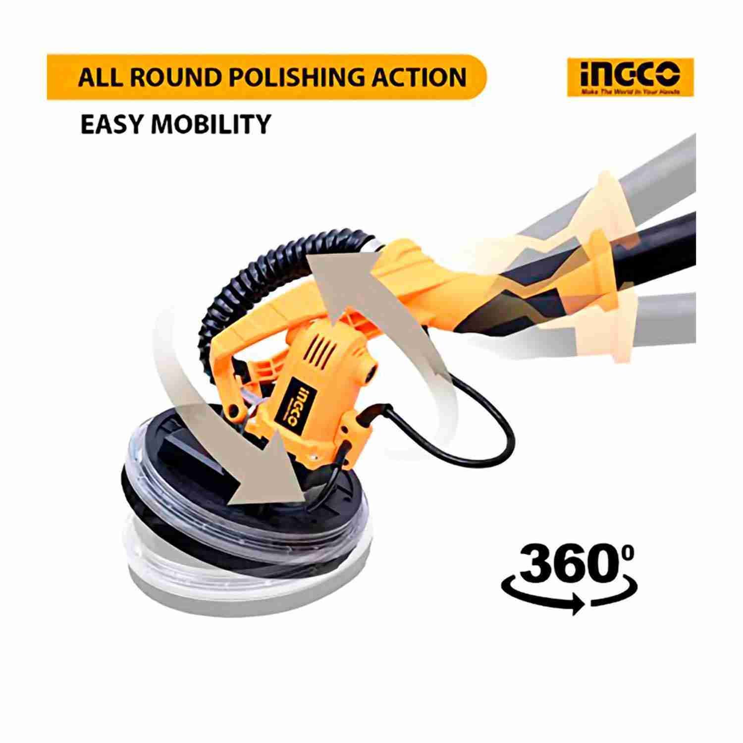 Lijadora Pared 1050 W Techo INGCO Kit Rodillo 9′ Pintura — vista 4