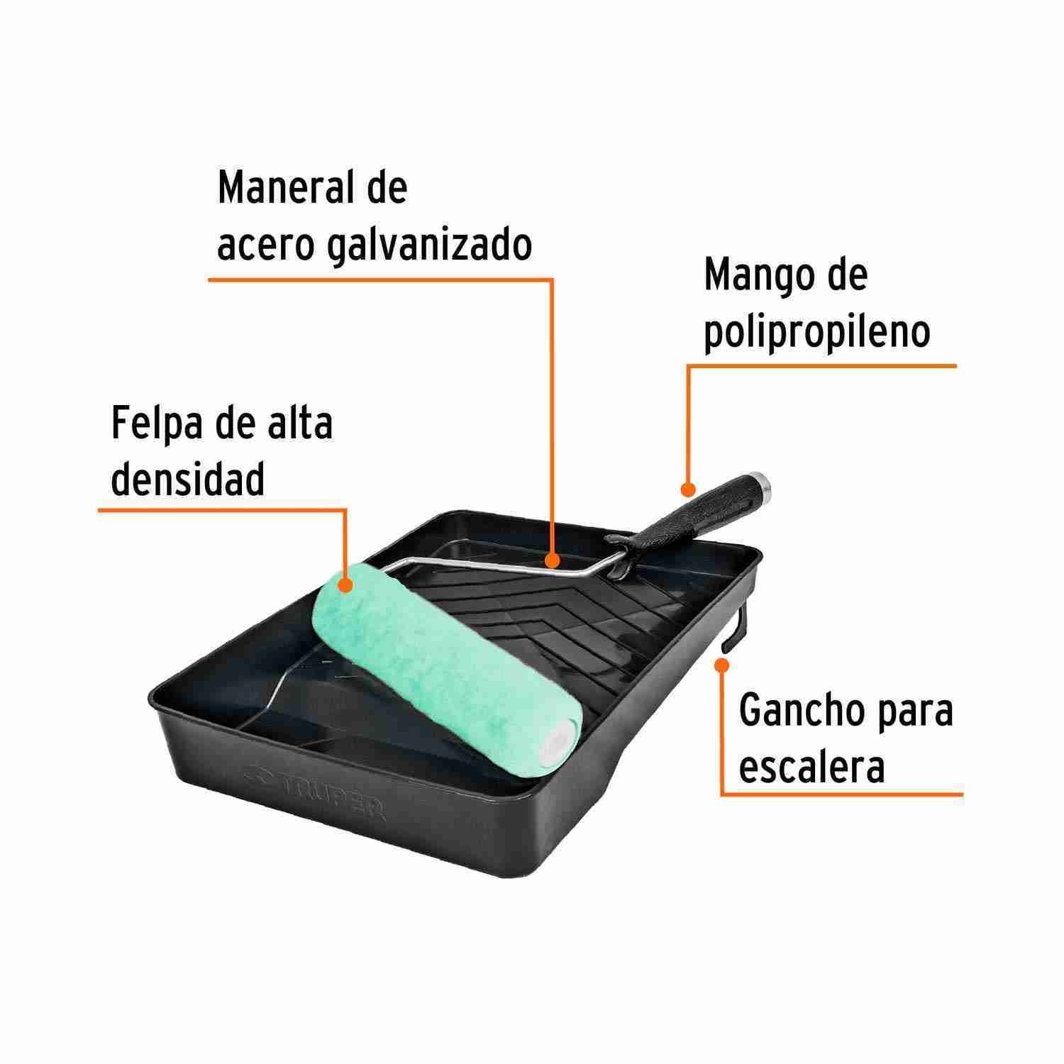 Lijadora Pared 1050 W Techo INGCO Kit Rodillo 9′ Pintura — vista 6
