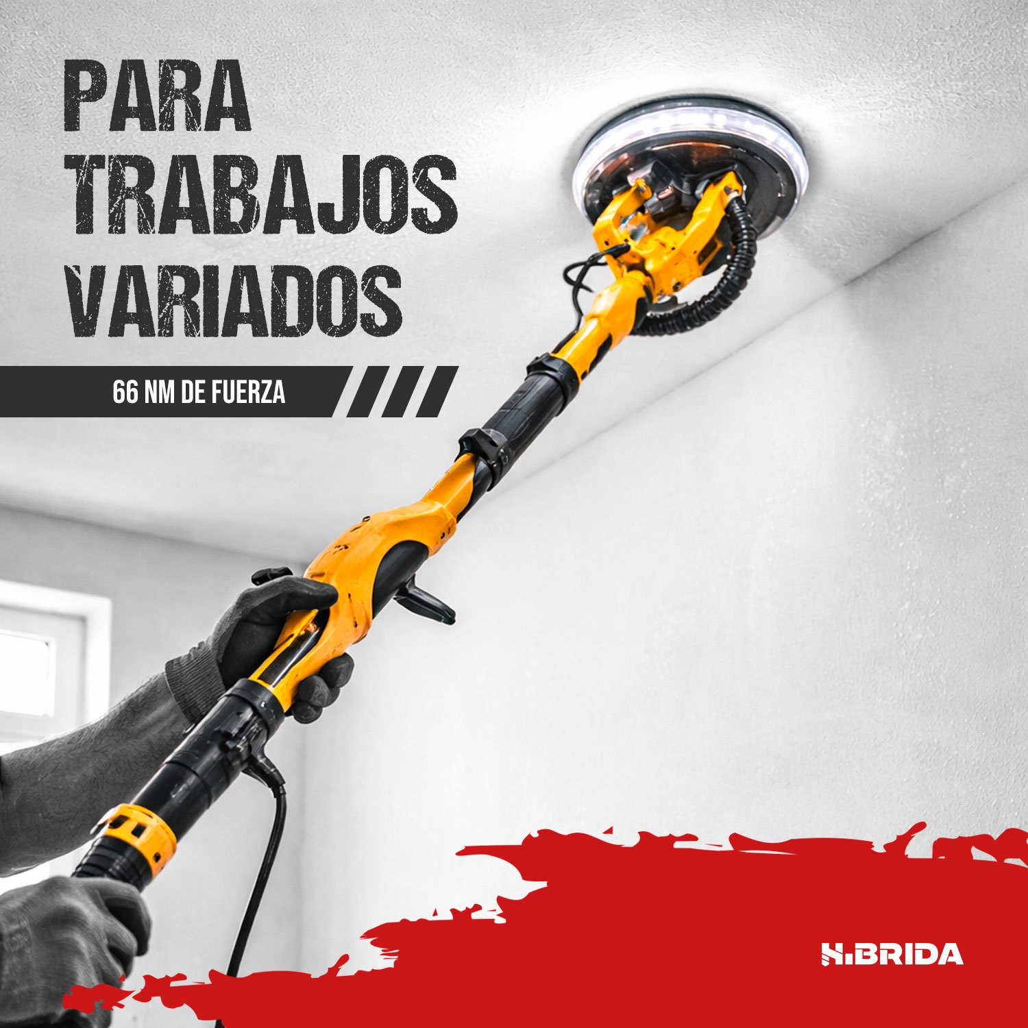 Lijadora De Pared 1050 W + Pistola De Pintar 550 W INGCO — vista 6