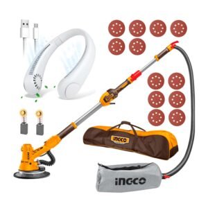 Lijadora De Pared Y Techo Telescópica 1050 W INGCO + Ventilador
