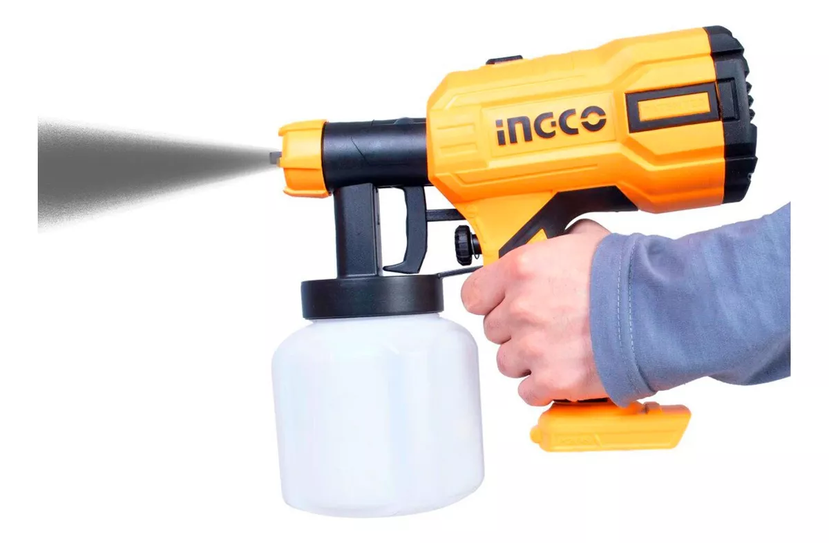 Pistola de Pintar 450 W Eléctrica + Lijadora Orbital 320 W — vista 3