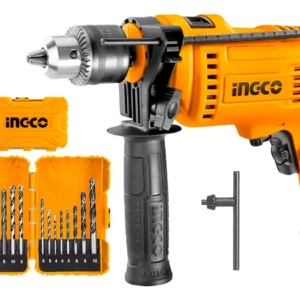 Taladro Percutor 680 W + Set Brocas Madera Metal Concreto