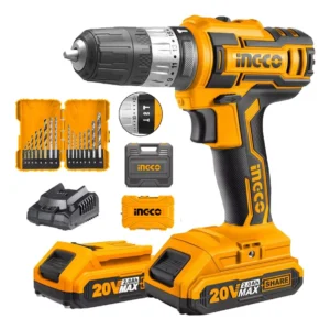 Taladro Percutor 20 V + Set Brocas Madera Metal Concreto