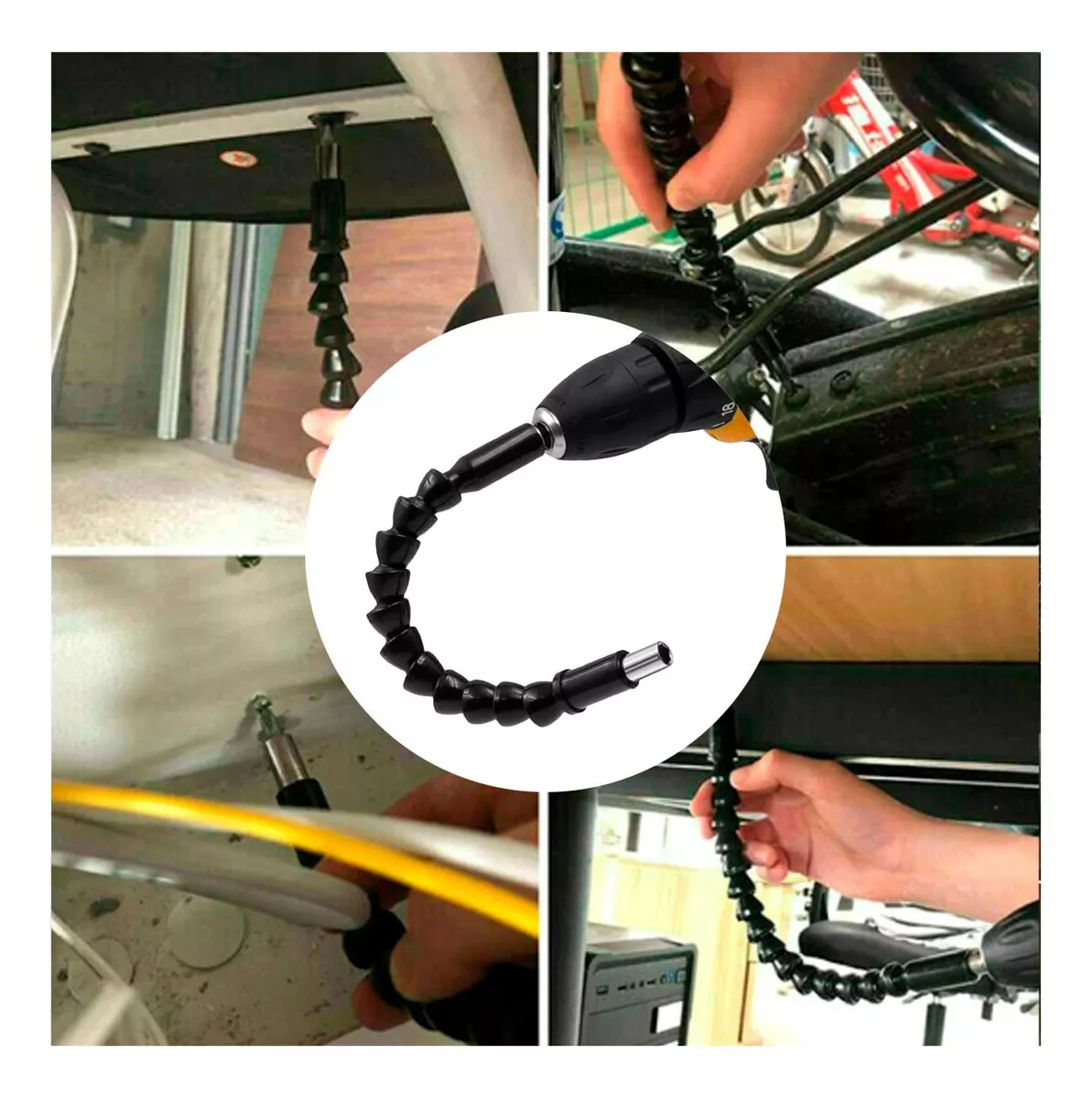 Sierra Ingletadora INGCO 8» 1400 W + 21 Accesorios — vista 4