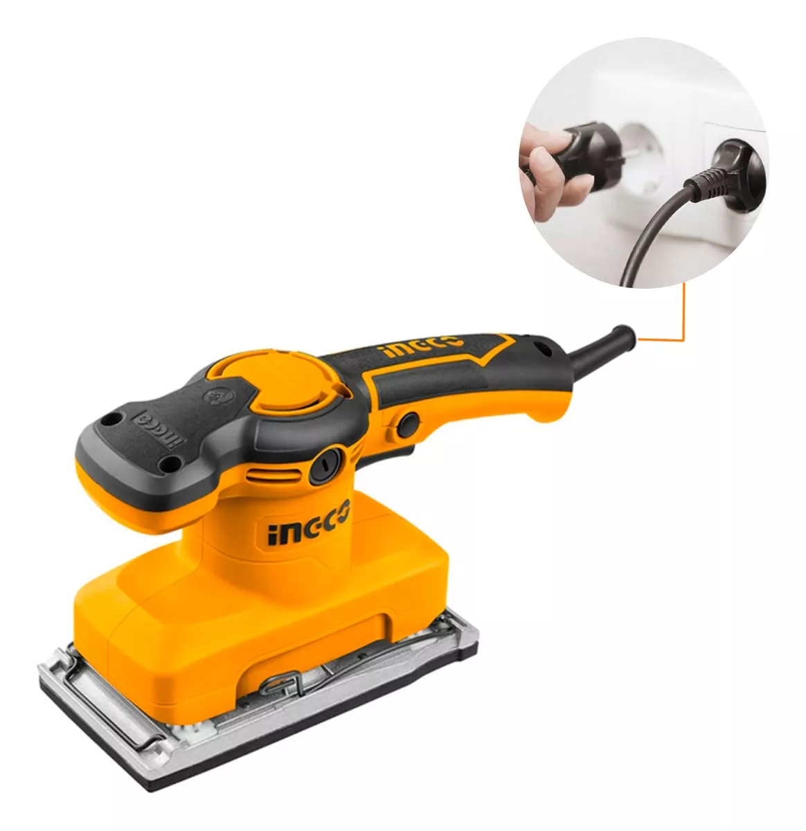 Pistola de Pintar 450 W Eléctrica + Lijadora Orbital 320 W — vista 4