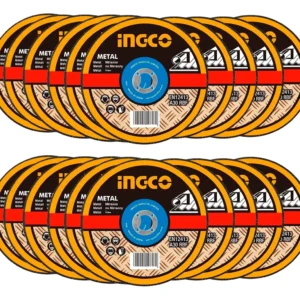 DISCO INGCO CORTE METAL 4′ ½ AMOLADORA ESMERIL X20 UNIDADES