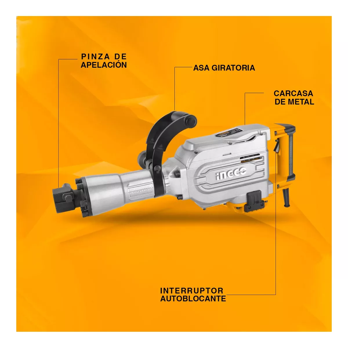 Martillo Demoledor 1700 W + Amoladora Angular 2600 W 9» — vista 6