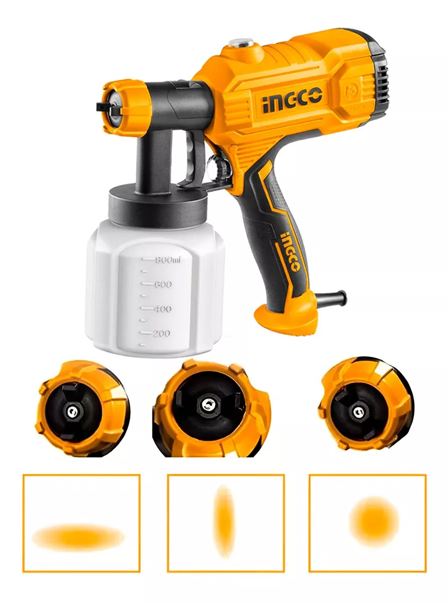 Pistola de Pintar 450 W Eléctrica + Lijadora Orbital 320 W — vista 8