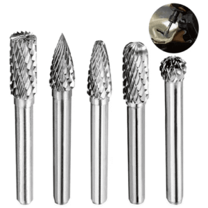 Juego De Fresas Rotativas 5pzas Ingco 6mm Limas Brocas Pule