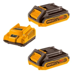 Pack 2 Baterías 20 V 2.0 Ah + Cargador INGCO
