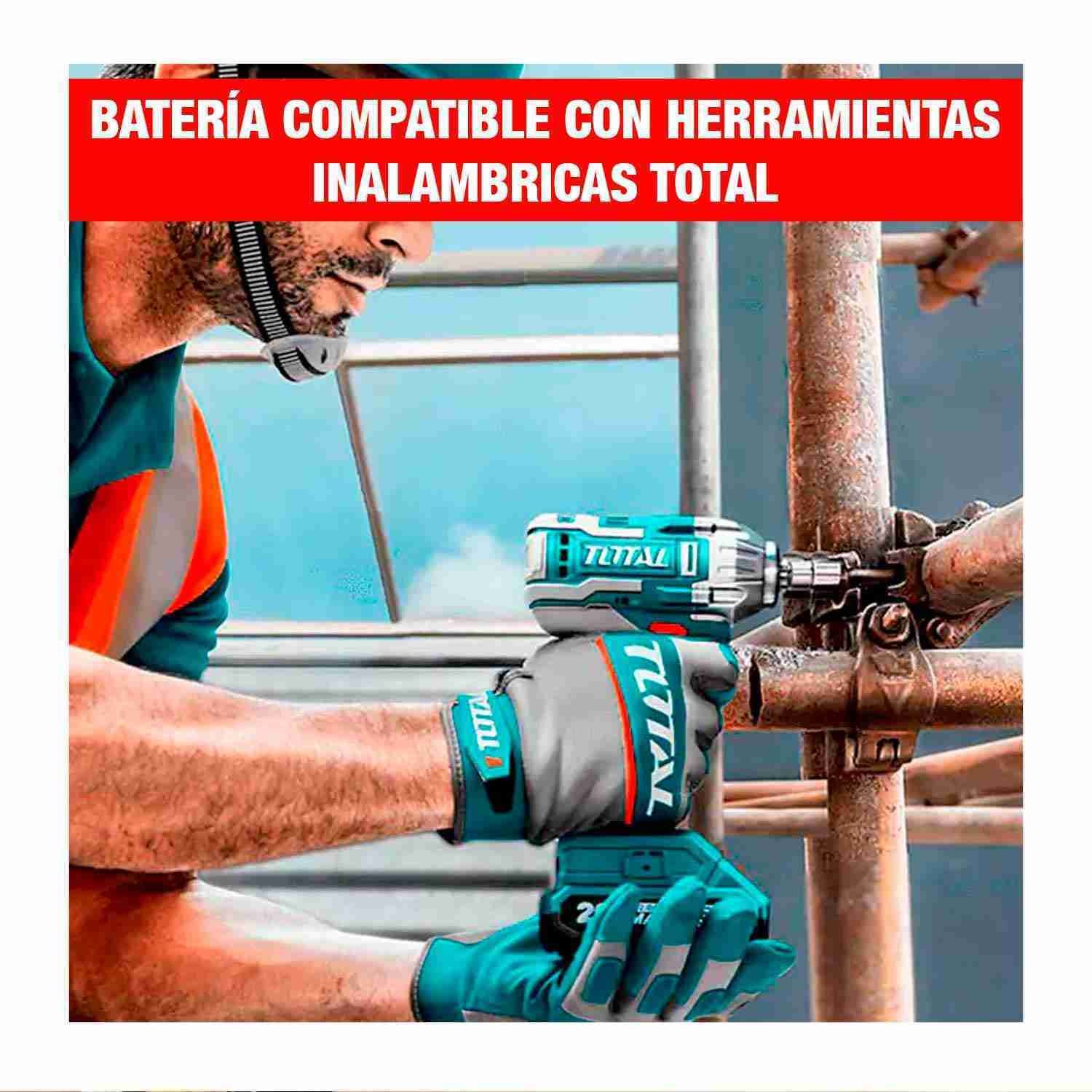 BATERÍA DE LITIO 20V de 2Ah HERRAMIENTAS INGCO Y TOTAL – FBLI20011 - Image 5