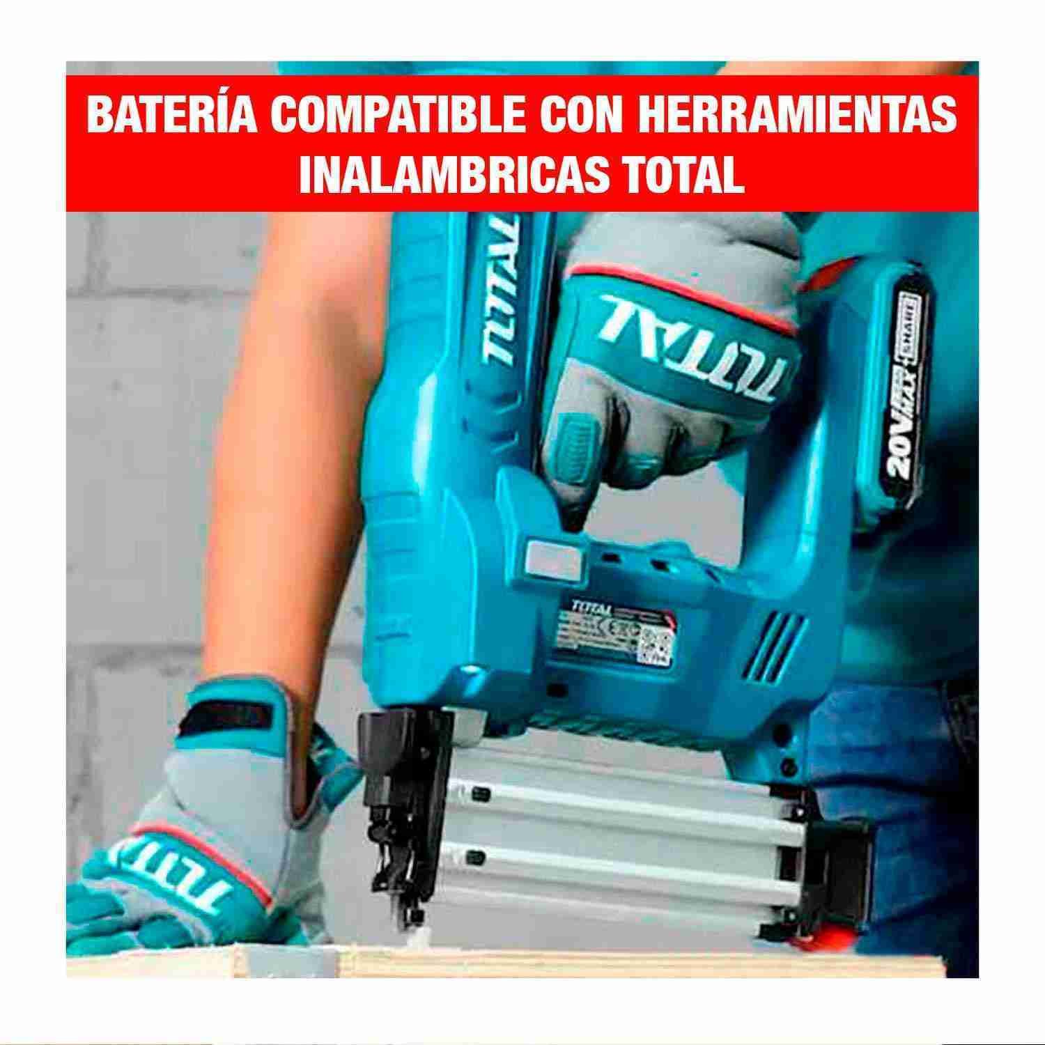 BATERÍA DE LITIO 20V de 2Ah HERRAMIENTAS INGCO Y TOTAL – FBLI20011 - Image 6