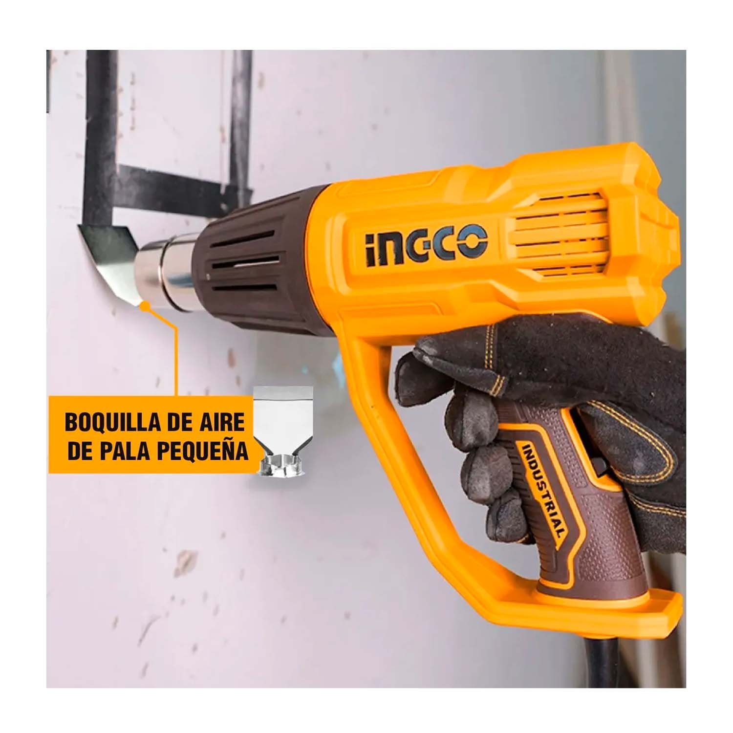 Pistola Calor 2000 W Aire 3 Temperatura Regulable INGCO - imagen 8