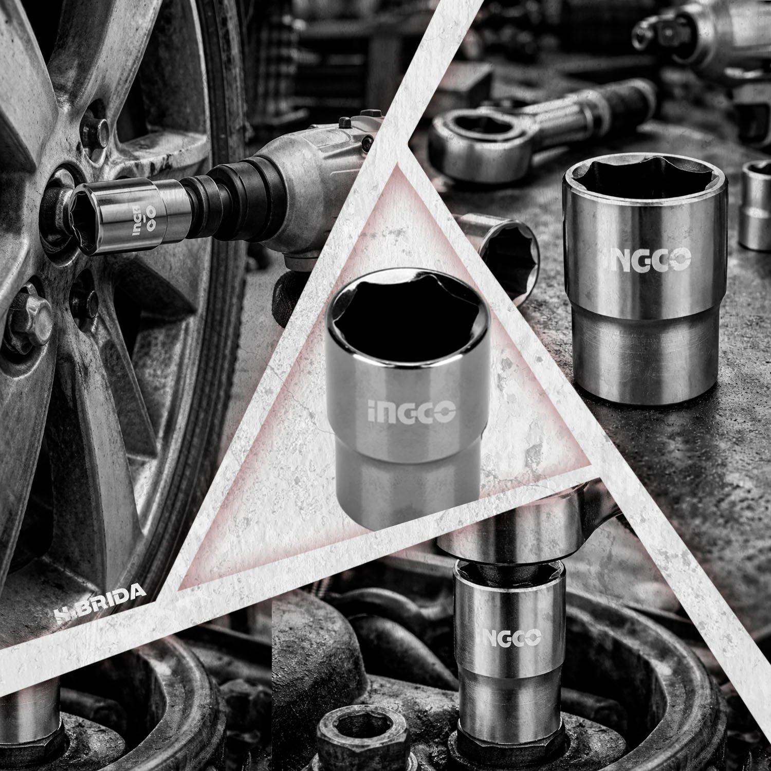 Dado Hexagonal 17mm Encastre 1/2» para Llave Carraca Ingco - Image 5