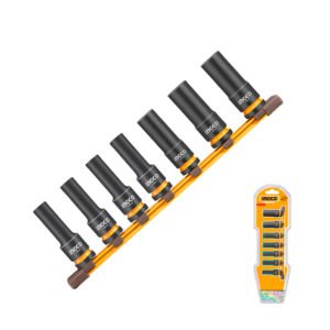 Set 7 Dados de Impacto 1/2» CR-MO Profundos INGCO – HKISSD12072L