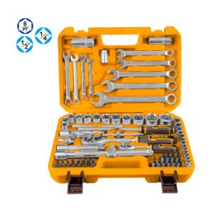 Juego de Herramientas 82 Pzs Dados y Llaves con Maletín – HKTS42802