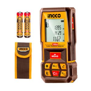 MEDIDOR LASER DE DISTANCIA 100MT PORTÁTIL INGCO HLDD1008