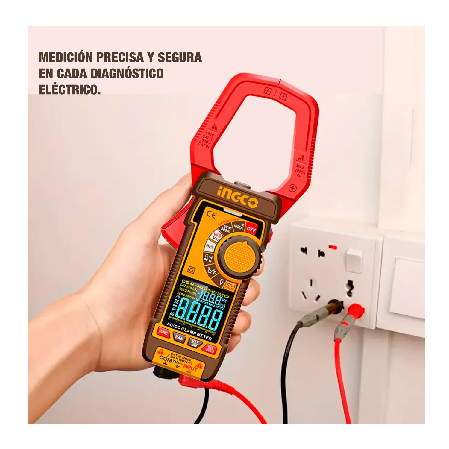 Set Medidor De Distancia + Amperímetro + Detector De Voltaje - Image 6