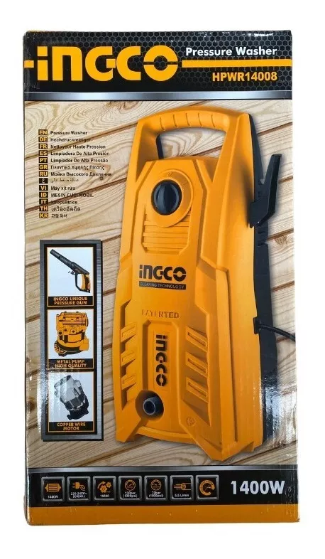Hidrolavadora 1400 W INGCO de Alta Presión - imagen 3