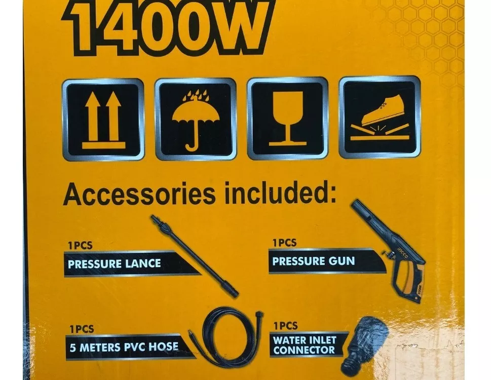 Hidrolavadora 1400 W INGCO de Alta Presión - imagen 4
